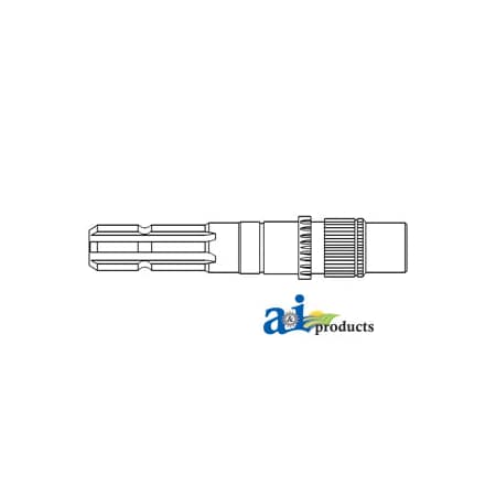 A & I Products Shaft, PTO 540 RPM 2.4" x13.3" x2.2" A-1500087C1